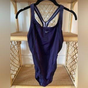 Navy Nike One Piece Swimsuit